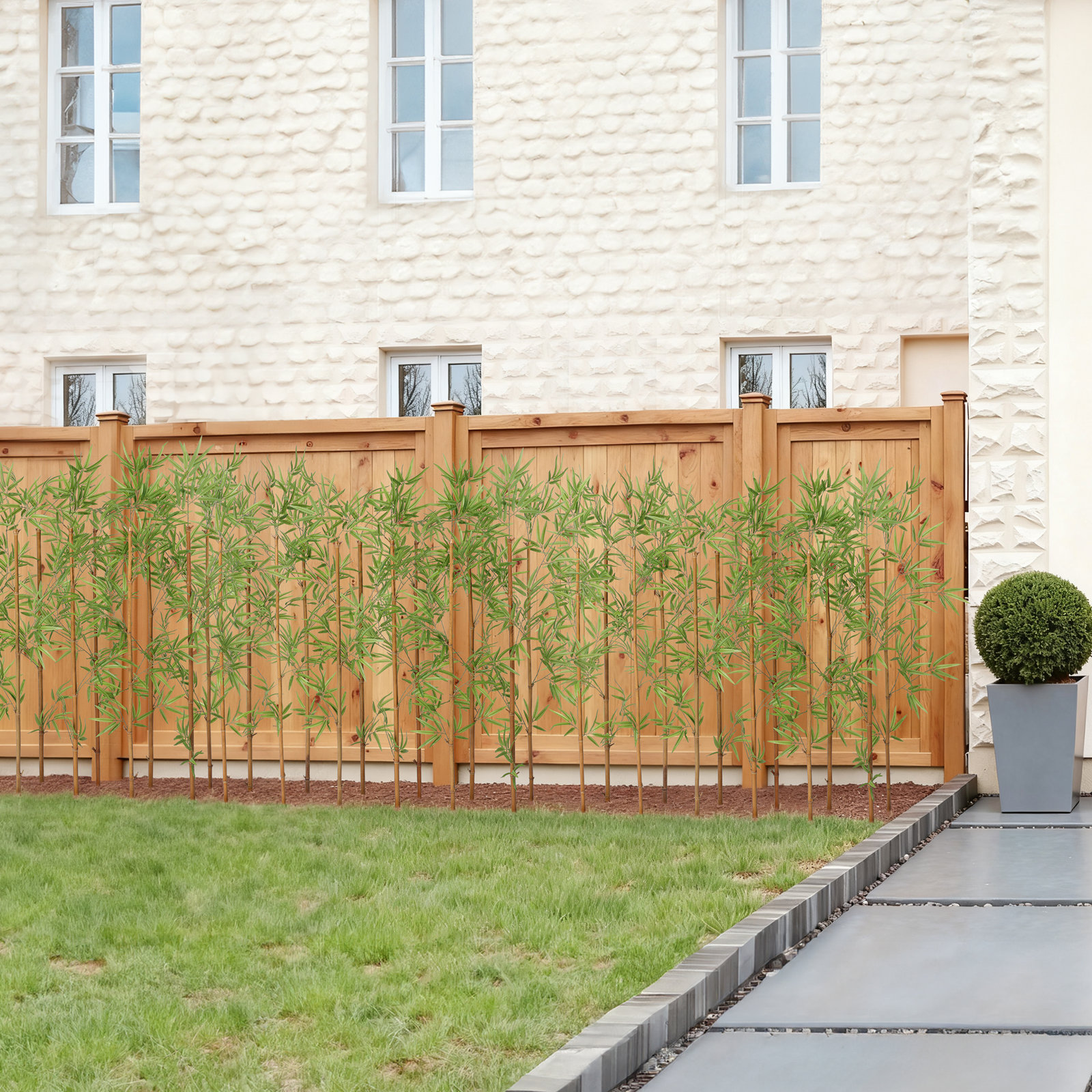 Adcock Bamboo Hedge, 60" H x 15" W x 15" D, 36