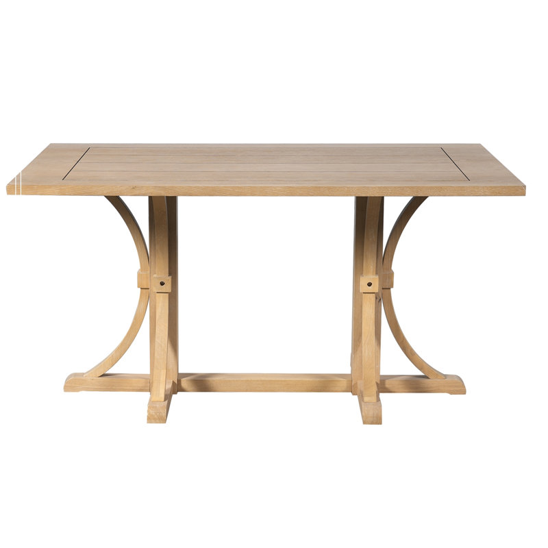 Kelford avec base à tréteaux, Bois naturel délavé