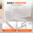 Semi-frameless Double Sliding Shower Door SGCC Tempered Glass-108734716