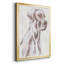 «Sitting Dog IV», toile encadrée de qualité supérieure - prête à être accrochée-754022448-754022449