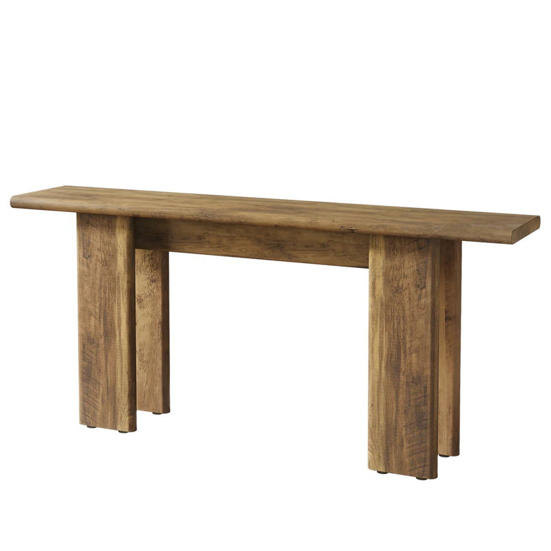 Rustic Style 70" Long Farmhouse Sofa Table