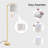 Nikkolas 63'' LED Arched Floor Lamp-156477245-156477244
