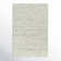 Morell Solid Color Hand Loomed Wool Area Rug in Ash/Sterling Gray/Metallic Silver