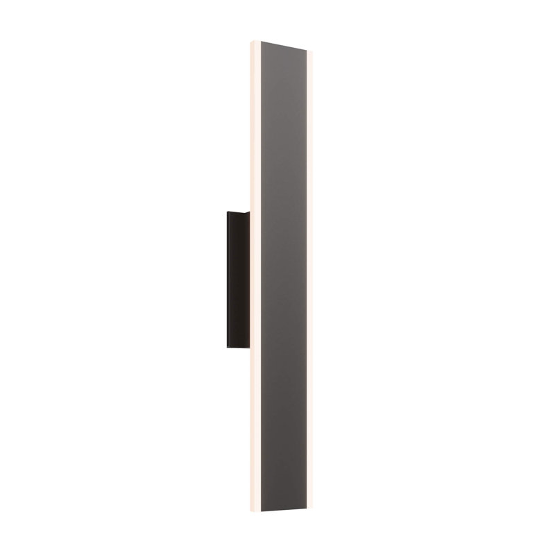 Applique murale en aluminium Gisberta, H 24 po x l 3,56 po x P 2 po