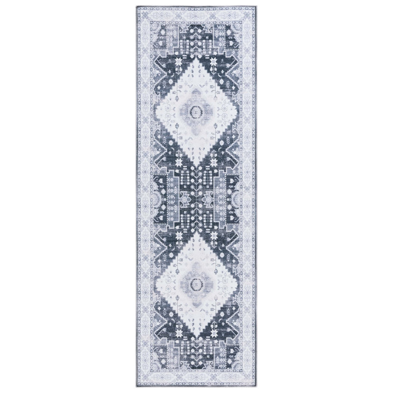 Meeghan Performance Machine Washable Oriental Rug, Runner 2'6" x 8'