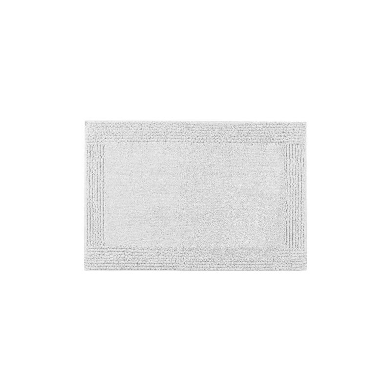 1 tapis de bain réversible 100% coton touffeté 3000 g / m² 24 x 60 po gris PCS, Simple - L 60 po x l 24 po