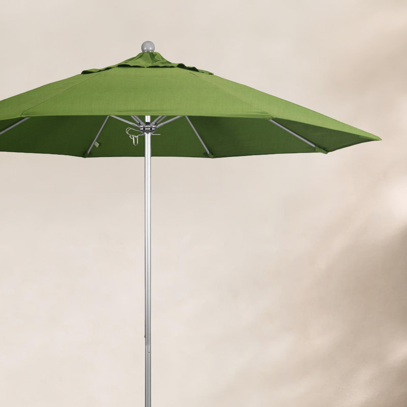 Parasol de marché 9 pi Hibo, Spectre Sunbrella® coriandre
