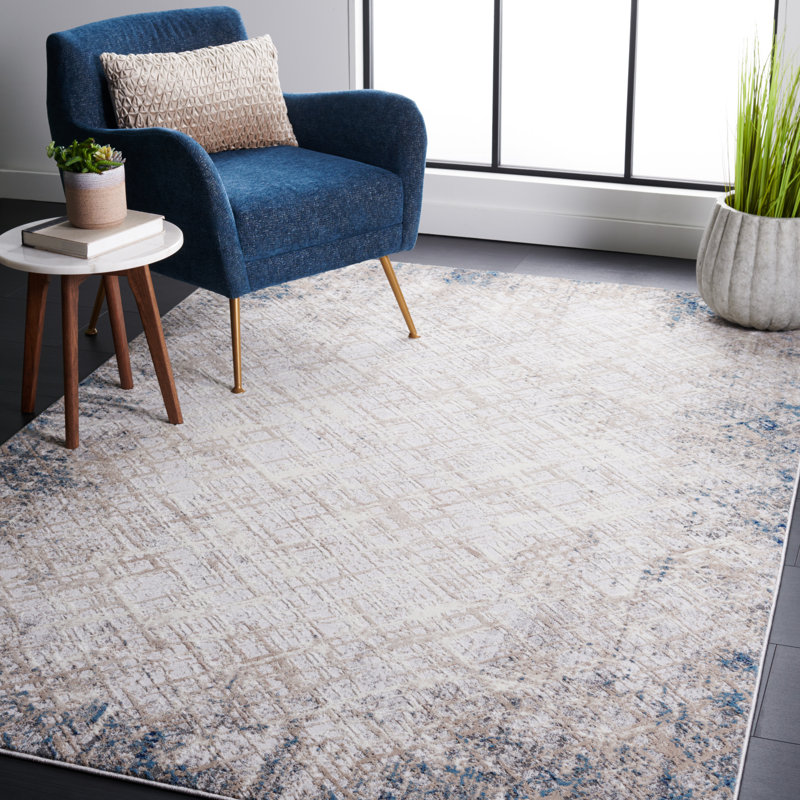 Vogue Performance Abstract Rug, Rectangle 4' x 6'
