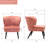 Velvet Slipper Chair-2040595389