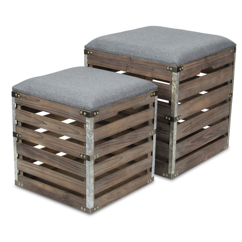 Banc de rangement à plateau rabattable Kiger