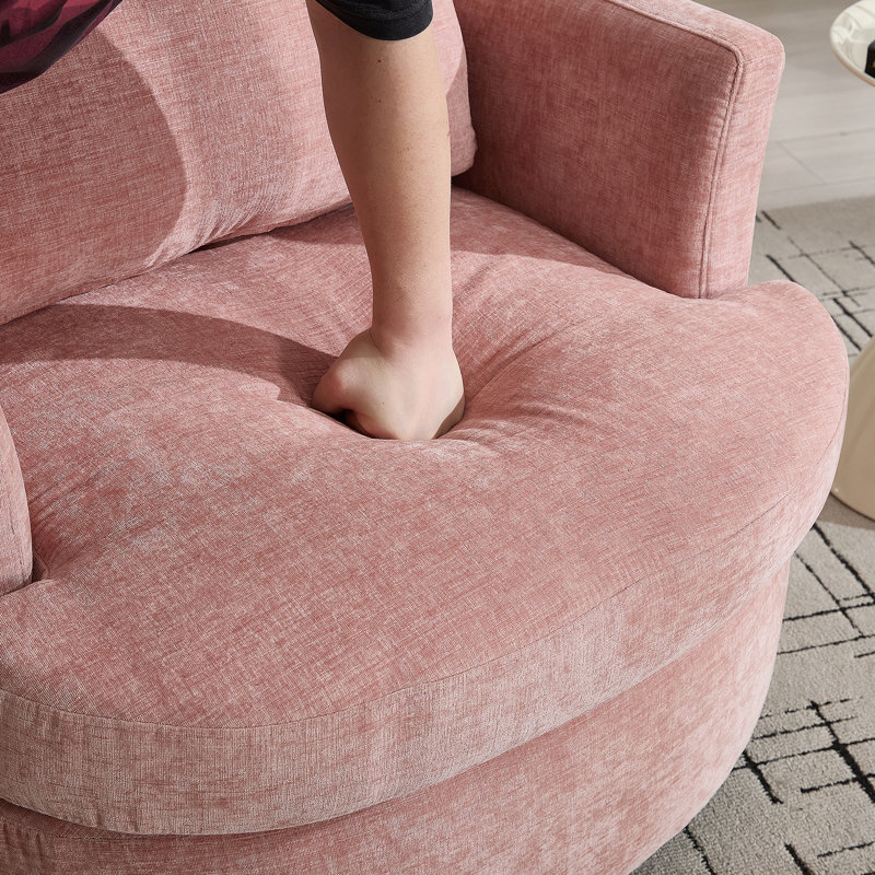 Chaise pivotante, Rose