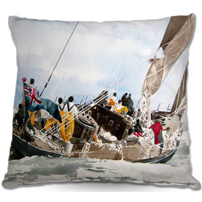  Couch All hands on Deck Throw Pillow Cover