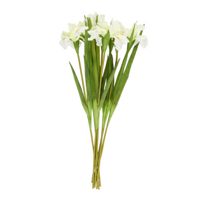 Cole And Grey Polyester Tall Iris Artificial Flower Stem