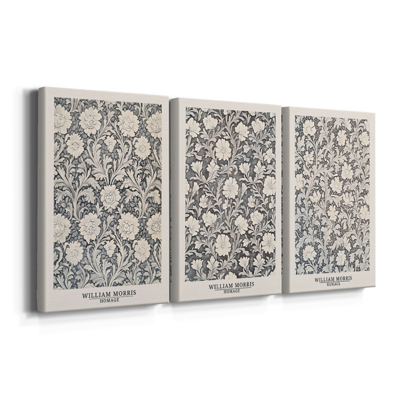 Série sur toile tendue sur mesure - 3 pièces, H 27 po x l 54 po
