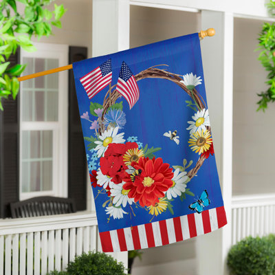 Drapeau de maison patriotique