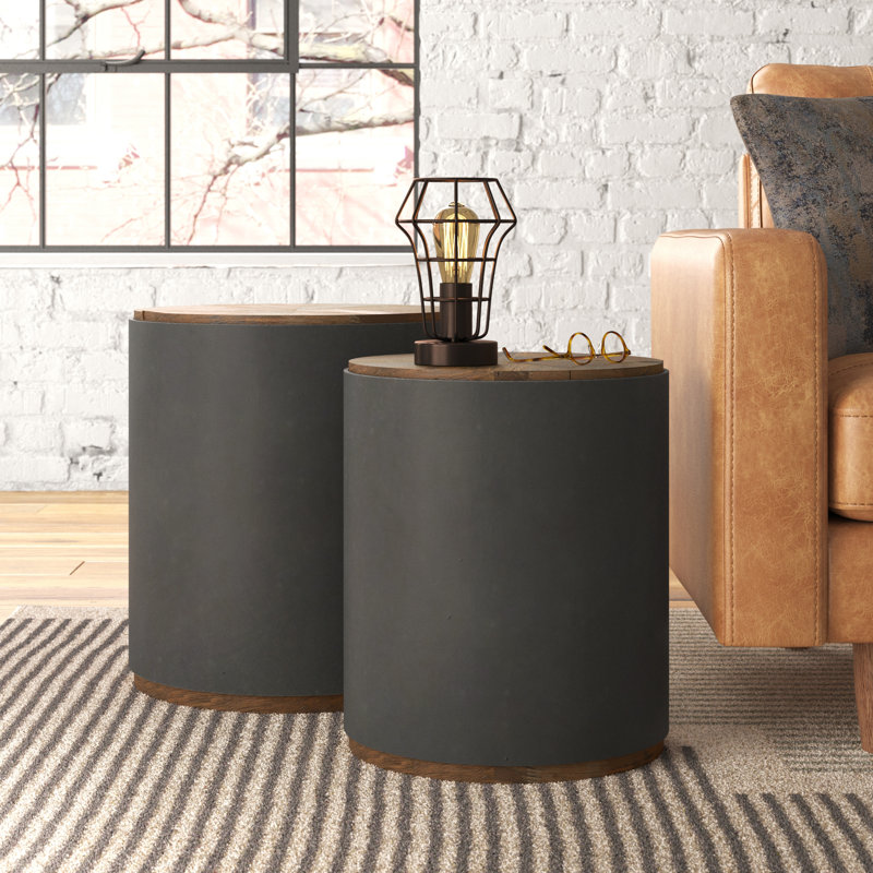 Medway Solid Wood Block Nesting Tables