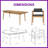 Hardver Indoor Wood Extendable Dining Set-2091484024-2091484021