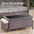  8-Piece Patio Furniture Set With Swivel Glider Chairs, 6-Inch Ultra-Plush Cushions & Water-Resistant Olefin Fabric-118850187