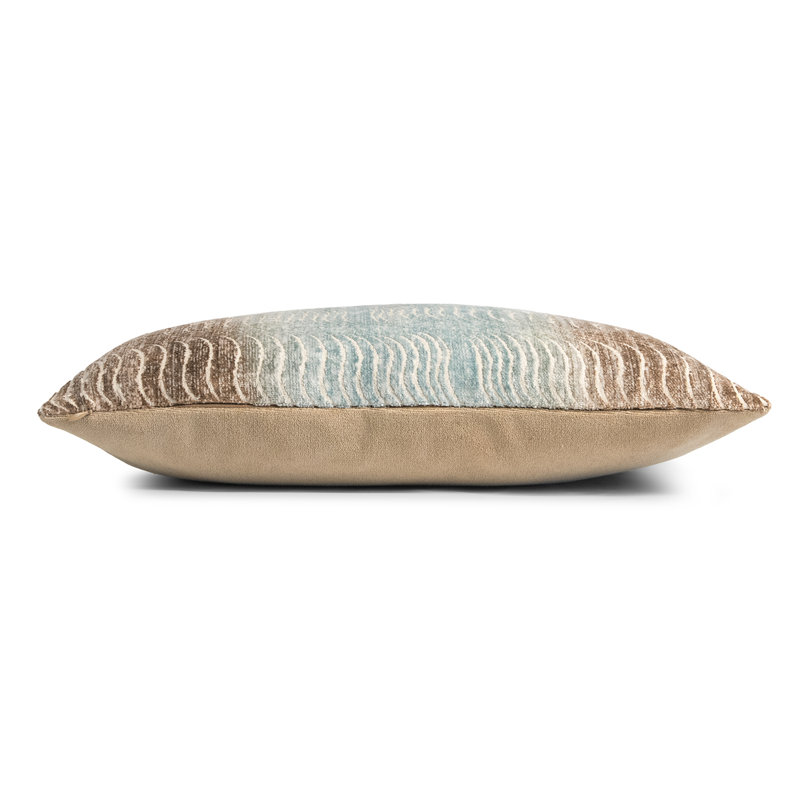 Torsion Lumbar Woven Jacquard Pillow, Agave