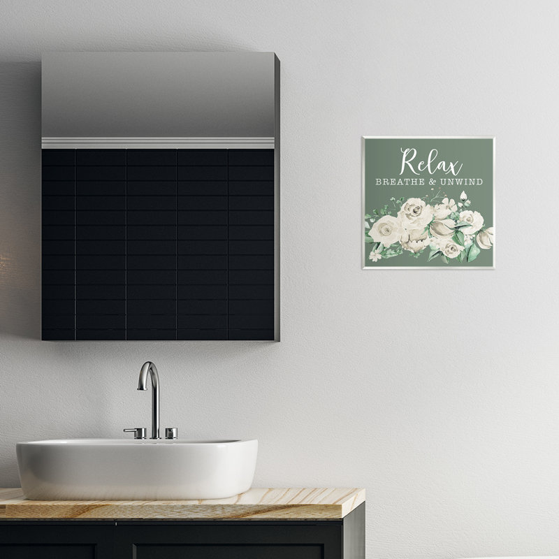  Art mural "Breathe & Unwind with Florals" par Masey St. Studios