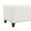 Banc de rangement en lin capitonné-125040187