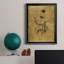 Impression sur toile «Botanical I», cadre doré-646769151-646769150