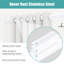 Adjustable 70cm to 130cm Single Curtain Pole-981114613