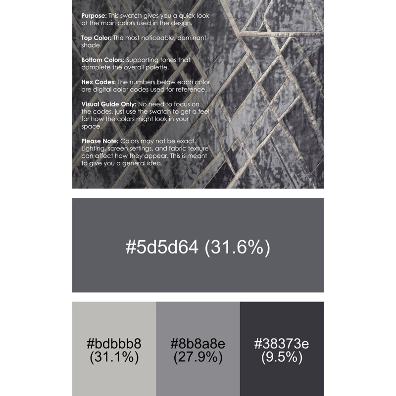 Machine Washable Gray Area Rug, Round 6'