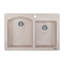 33" L x 22" W Double Basin Dual Mount Kitchen Sink-361064810