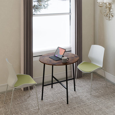 Round Metal Base Dining Table