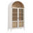 Nolan 74" Tall Arched Storage Display Cabinet-107335492