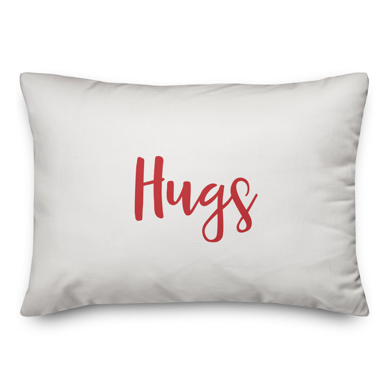 Throw Pillow, Red/White