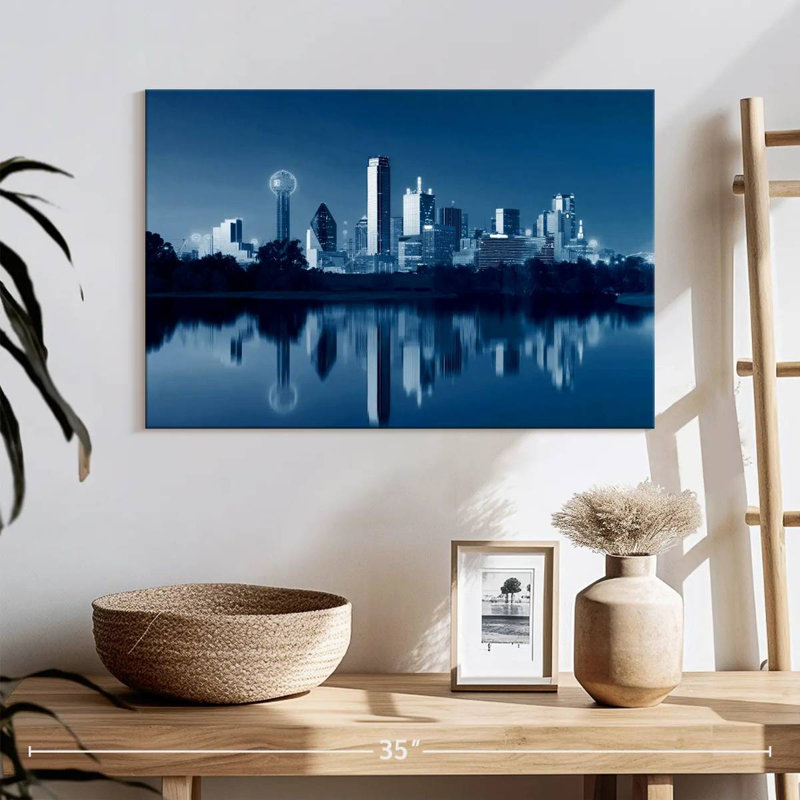 Sireci Dallas Skyline Reflection, 16" H x 24" W
