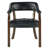 LUMERA Collection Tufted Arm Dining Chair Black-667664906-608087499