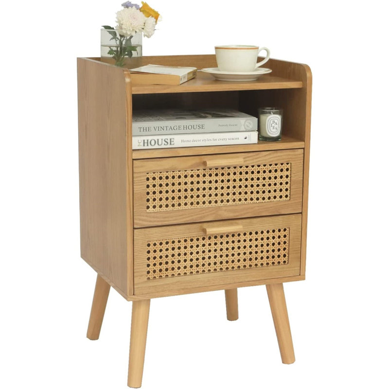 Arneita 15.75'' W Nightstand, Brown