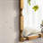 Gold Bamboo-Style Rectangular Wall Mirror