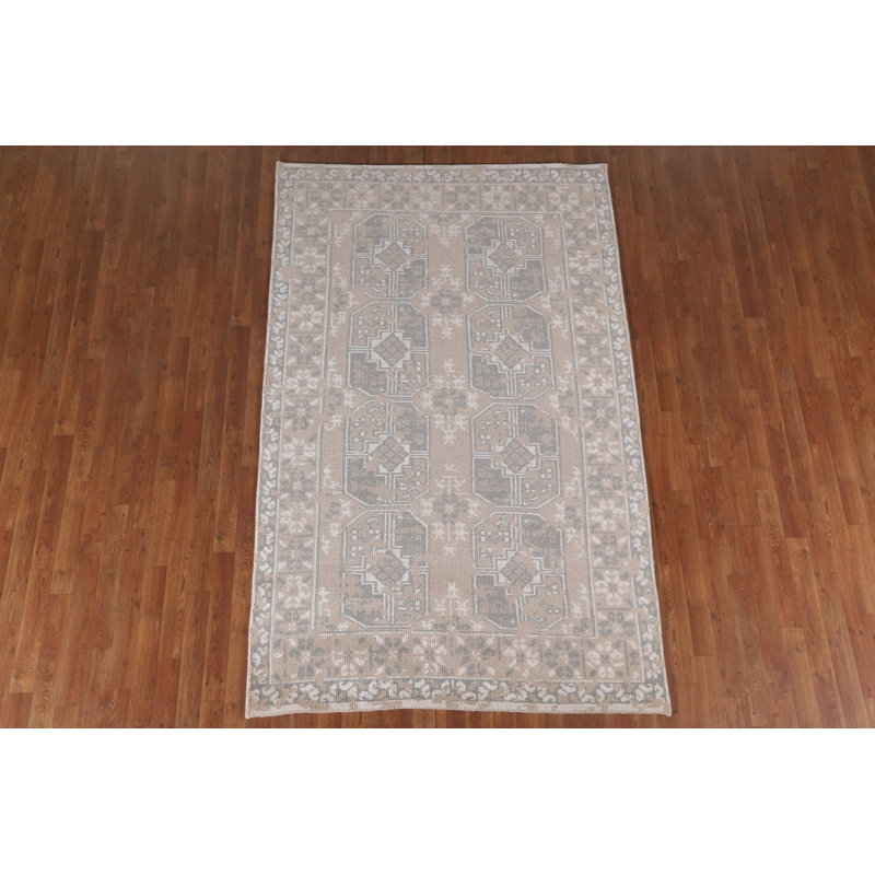 Tapis géométrique indien 5 x 8