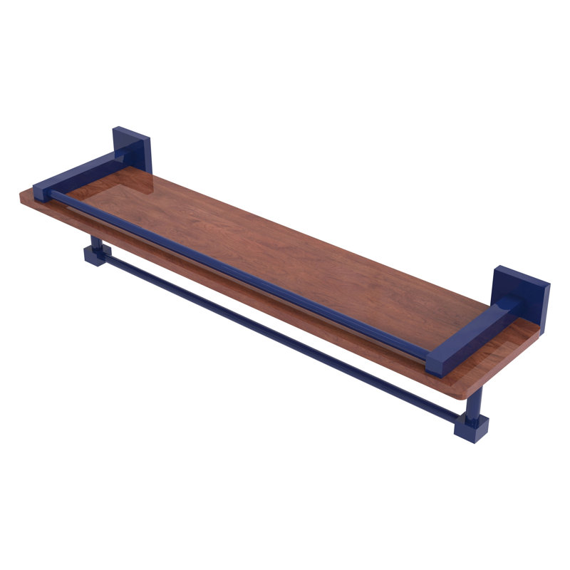 Tablette Montere IPE Montero, H 5 po x l 22 po x P 5 po, Bleu méditerranéen