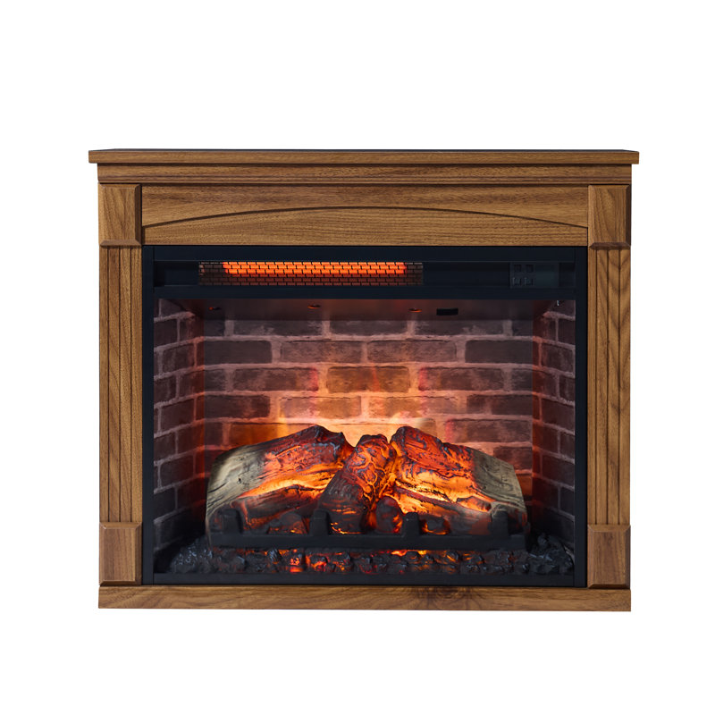 TV media entertainment centre With electric fireplace