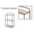 Rande Iron Bracket Shelf