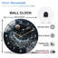 Horloge murale avec horloge murale 12 po