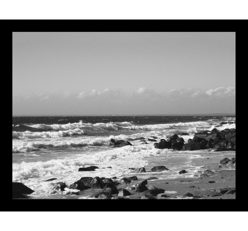 « cape cod surf » par joseph condon, reproduction de photo encadrée, H 12 po x l 16 po x P 1 po