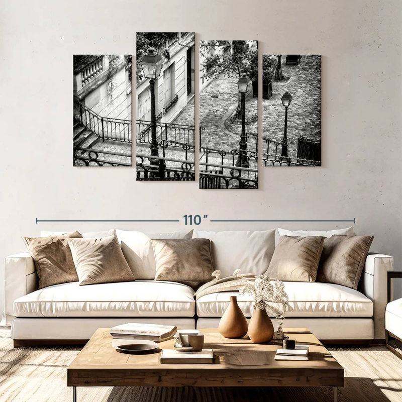 Nicci Staircase Montmartre II, 54" H x 84" W