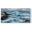 Dark Waves II - Toile tendue avec châssis encadré - Prêt à être accroché-613025171-613025173