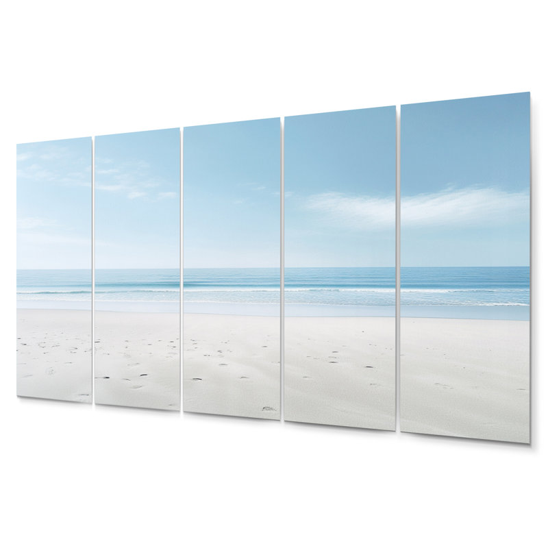Minimalism Beachside Serenity - Nautical & Beach Metal Wall Decor Set