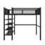 Lit mezzanine en métal avec tablettes à 4 niveaux et rangement-1529345371-1529345368