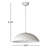 Calcott 1 - Light Chalk White Dome Pendant-1398533661