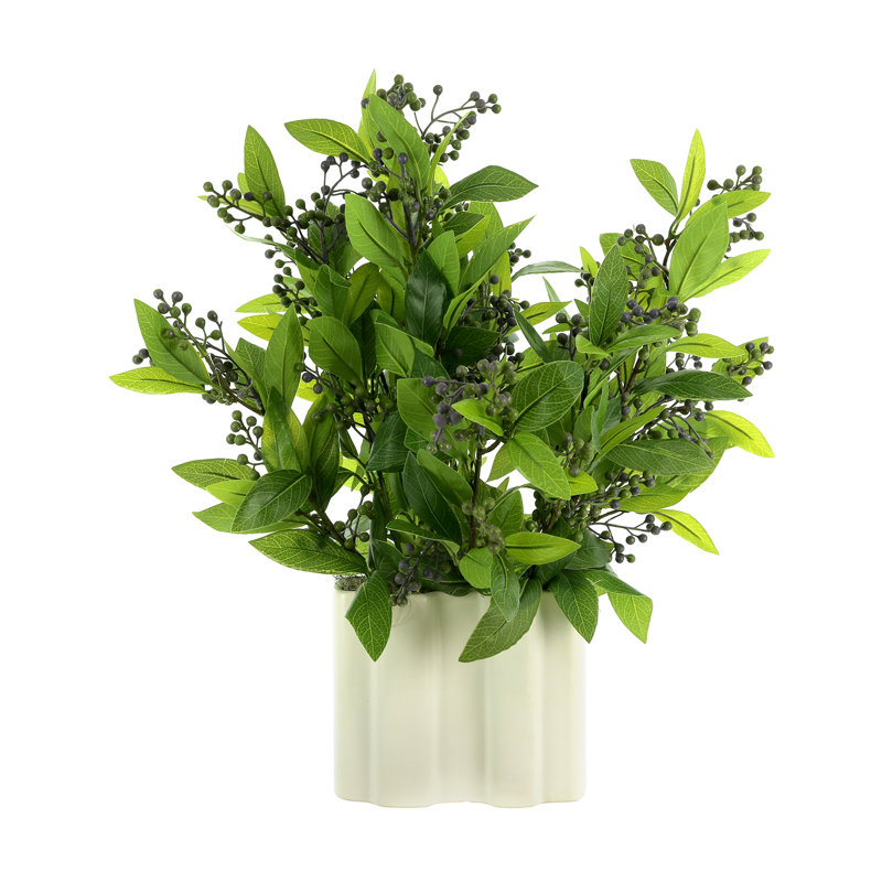 Laurel Leaf and Berry Arrangement