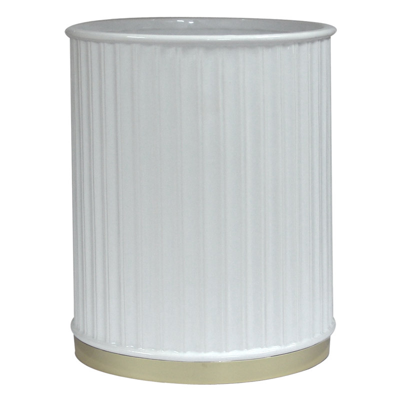 Andrade Ceramic / Porcelain Wastebasket