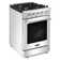 Cosmo 24 in. Haven Collection 3.73 cu. ft. Gas Range with 4 Sealed Burners, Cast Iron Grates, Convection Oven, Stainless Steel